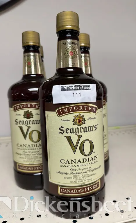 (5) SEAGRAMS VO CANADIAN WHISKEY
