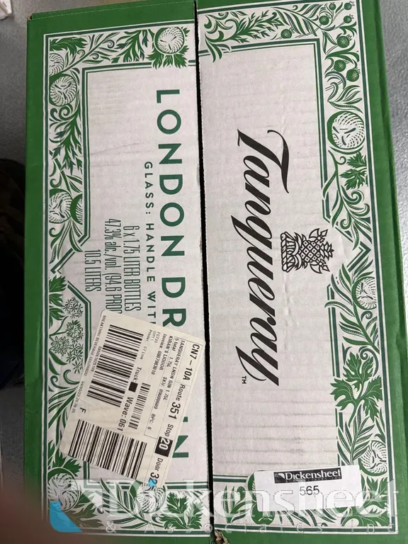 (1) CASE TANQUERAY GIN