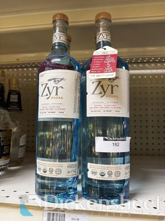 (4) ZYR VODKA