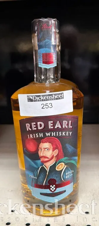 (2) RED EARL IRISH WHISKEY