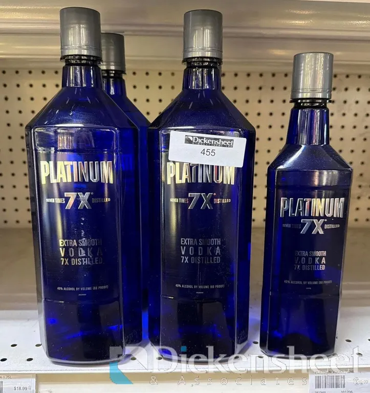 (5) PLATINUM 7X VODKA
