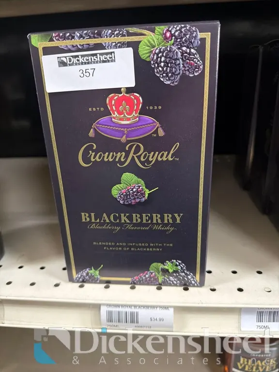(4) CROWN ROYAL BLACKBERRY