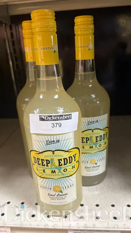 (3) DEEP EDDY LEMON FLAVORED VODKA