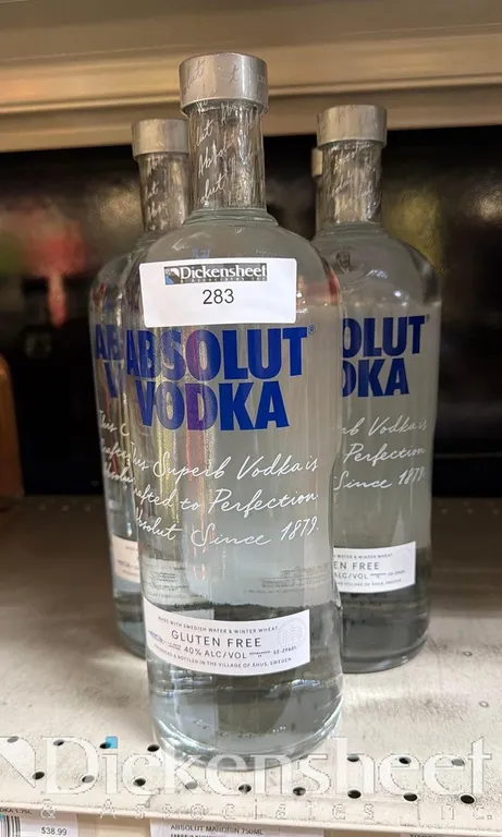 (5) ABSOLUTE VODKA