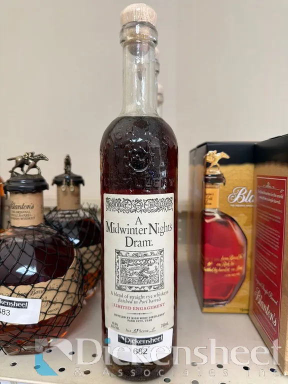 (4) MIDWINTER DRAM RYE WHISKY