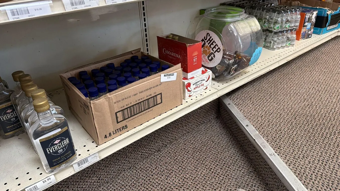 REMAINING ON BOTTOM SHELF