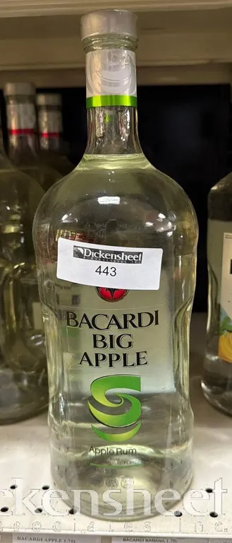 (3) BACARDI APPLE RUM