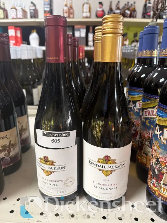 (9) KENDALL JACKSON PINOT NOIR & CHARDONNAY