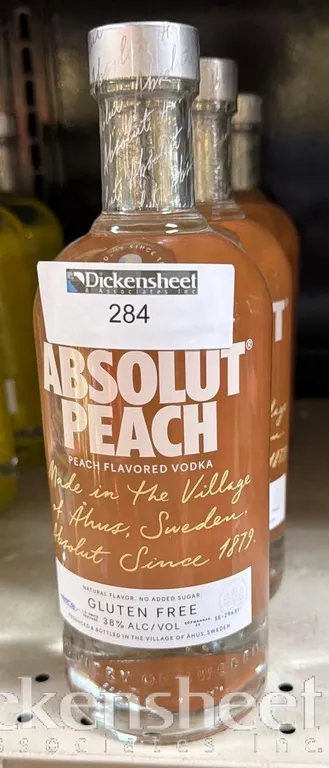 (5) ABSOLUTE PEACH VODKA
