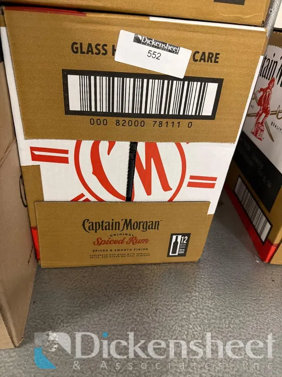 (1) CASE CAPTAIN MORGAN