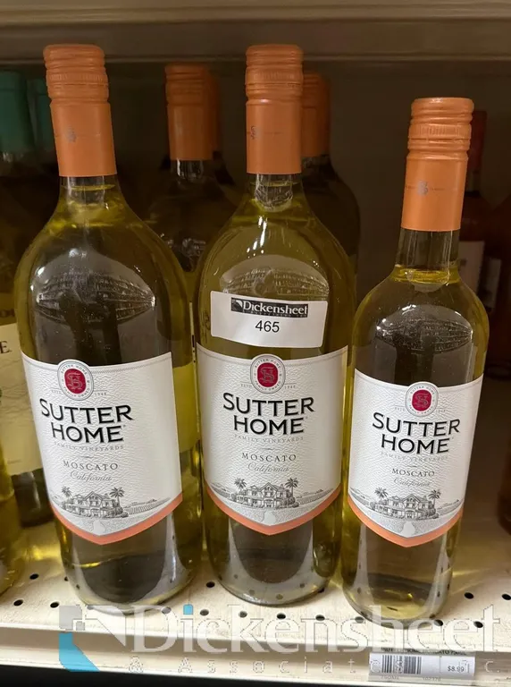 (6) SUTTER HOME MOSCATO