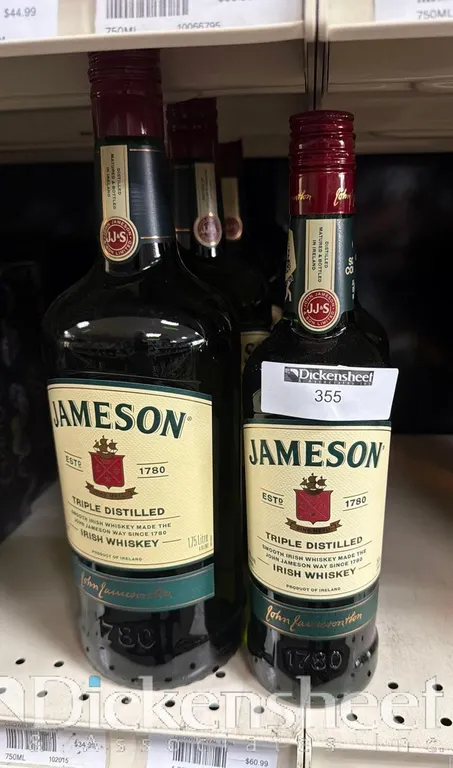 (5) JAMESON IRISH WHISKEY