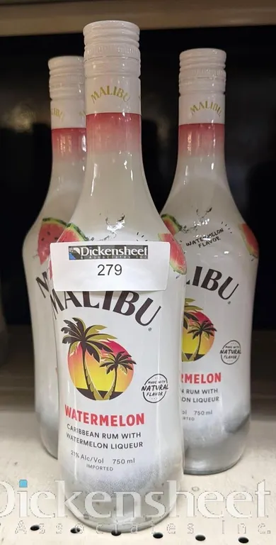 (7) MALIBU WATERMELON RUM