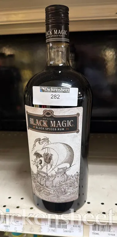 (4) BLACK MAGIC SPICED RUM