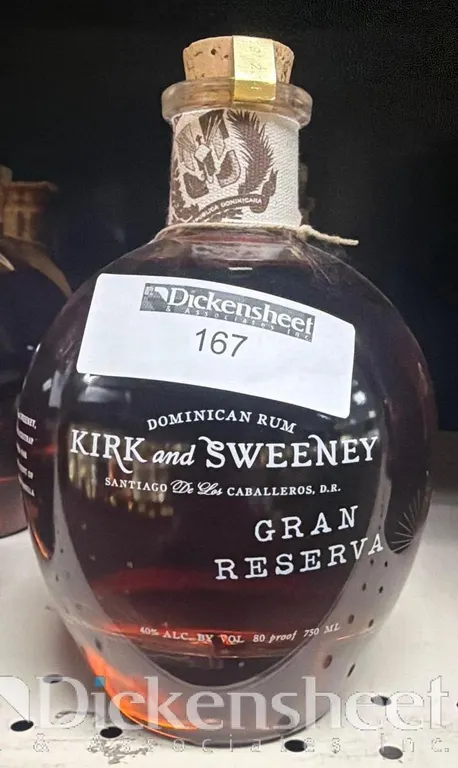 (3) KIRK & SWEENEY GRAN RESERVA DOMINICAN RUM