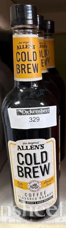 (5) ALLEN'S COLD BREW COFFEE FLAVORED BRANDY