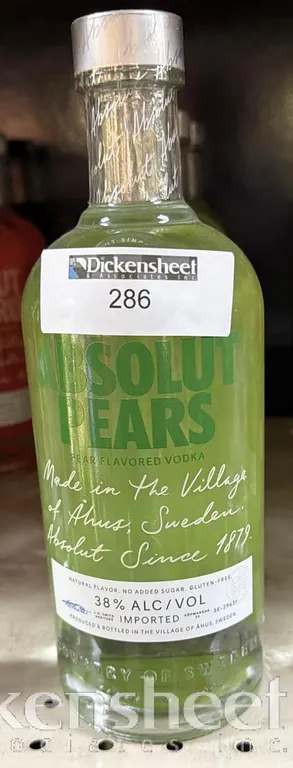 (5) ABSOLUTE PEARS VODKA