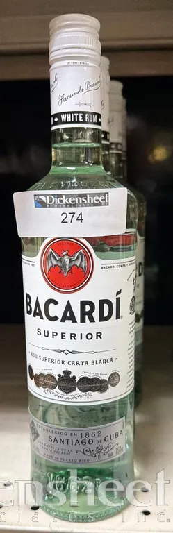 (4) BACARDI RUM