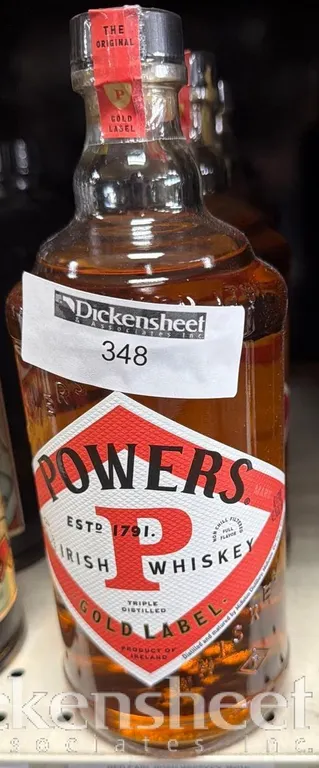 (4) POWERS IRISH WHISKEY