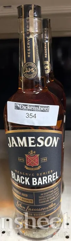 (3) JAMESON BLACK BARREL WHISKY