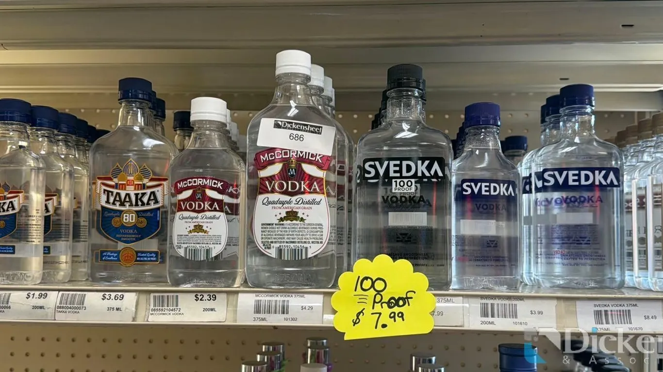 COLLECTION OF VODKAS