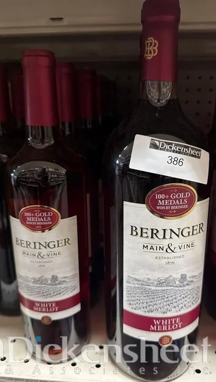 (15) BERINGER WHITE MERLOT