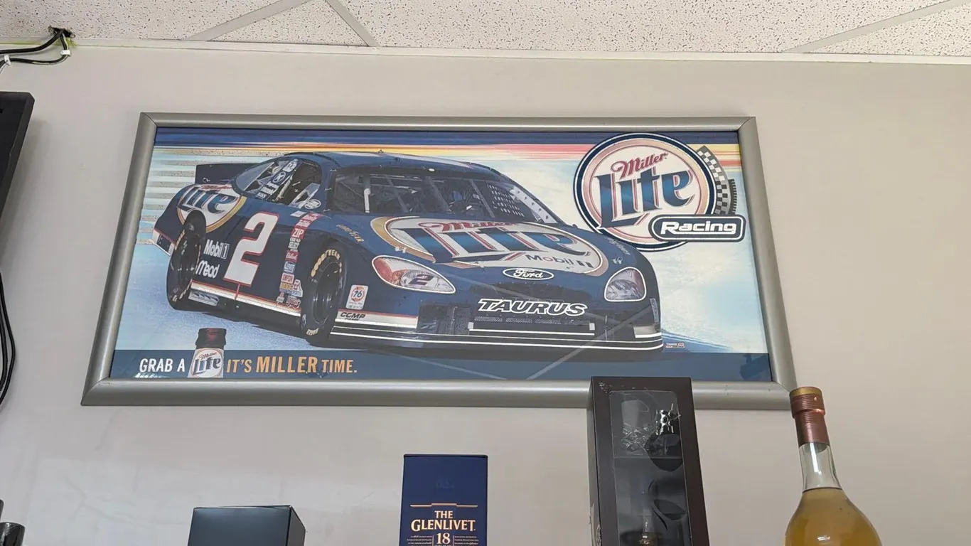 MILLER LITE RACE CAR MIRROR