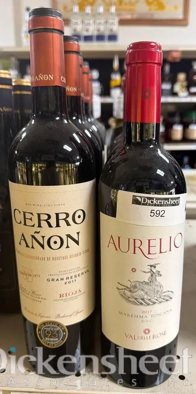 (9) CERRO ANON ROIJA & AURELIO TOSCANA WINE