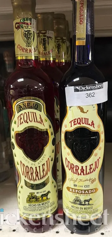 (6) VARIOUS CORRALEJO TEQUILA