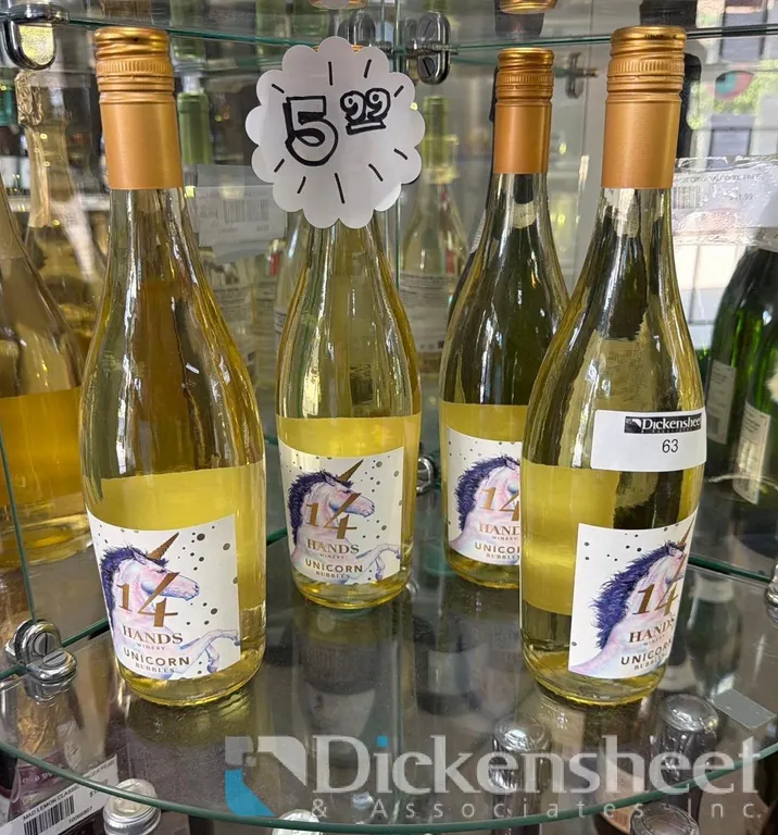 (4) 14 HANDS UNICORN BUBBLES