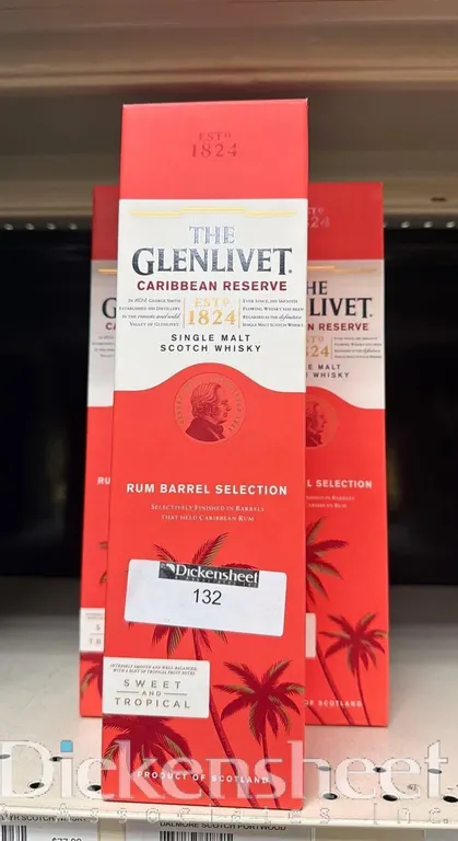(3) THE GLENLIVET RUM BARREL WHISKEY