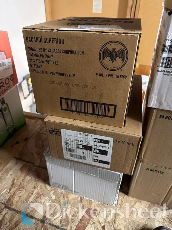 (3) CASES ASSORTED ALCOHOL