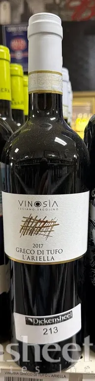 (6) 2017 VINOSIA GRECO DI TUFO