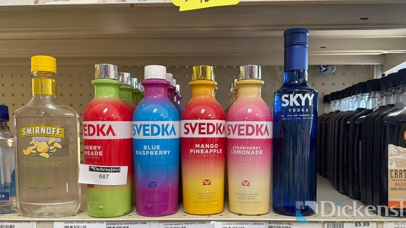 LOT OF FLAVORED VODKA