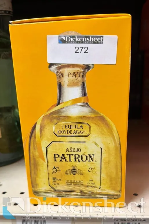 (3) PATRON ANEJO TEQUILA