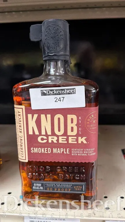 (2) KNOB CREEK SMOKED MAPLE WHISKEY
