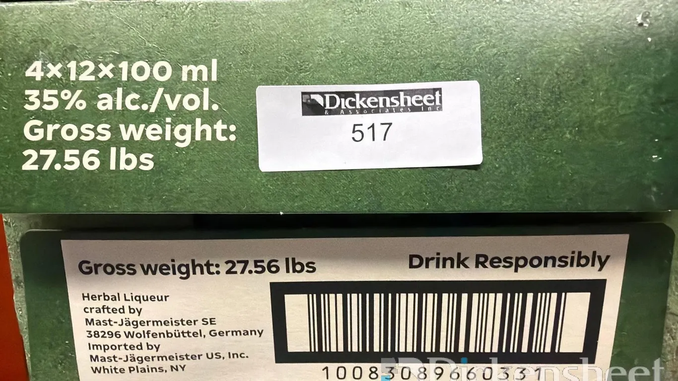 (1) CASE JAGERMEISTER