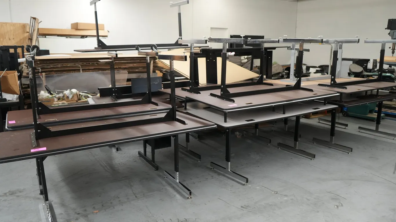 Rectangle Computer Tables