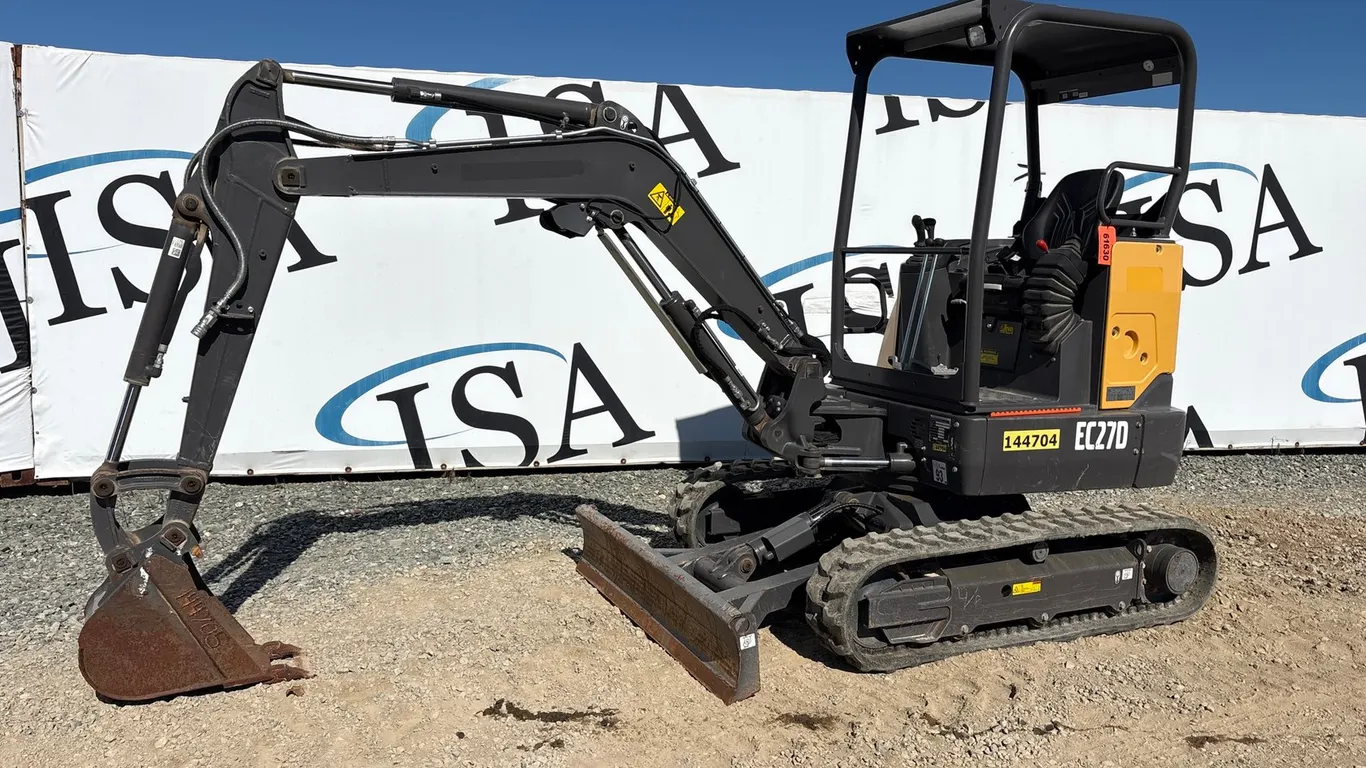 2022 Volvo EC27D Mini Excavator