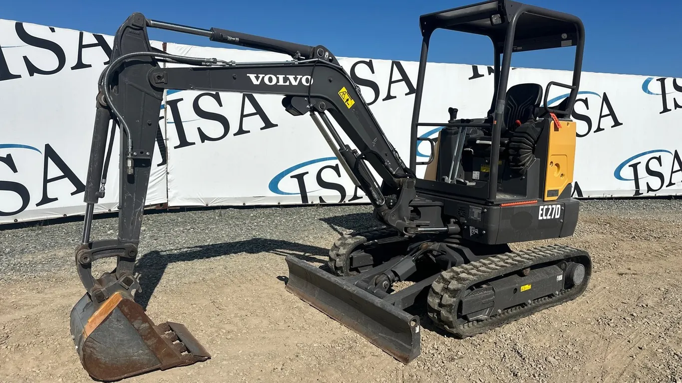 2021 Volvo EC27D Mini Excavator