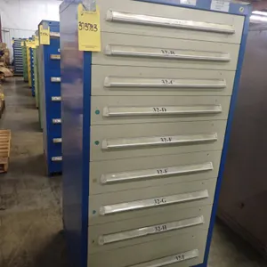 Stanley Vidmar 9-Drawer Cabinet with Components