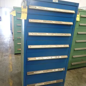 Stanley Vidmar 7-Drawer Cabinet with Components