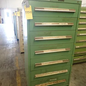 Stanley Vidmar 7-Drawer Cabinet with Components