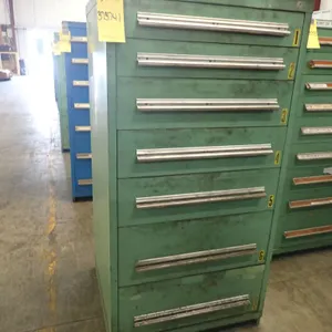 Stanley Vidmar 7-Drawer Cabinet with Components