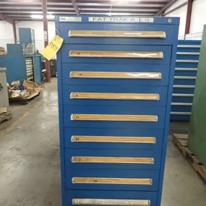 Stanley Vidmar 9-Drawer Cabinet with Components