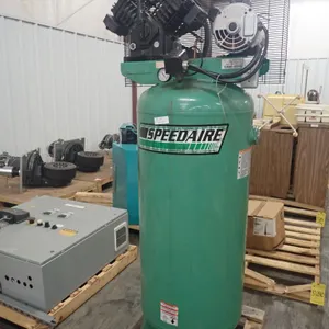 Speedaire Stationary single V-Twin 60-Gallon Tank Air Compressor with 5 HP Motor