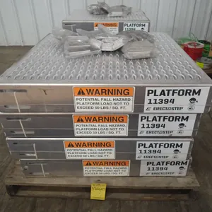 Lot of (4) Erecta Step Modular Step Platforms
