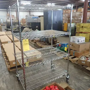 Uline Rolling Metal Cart