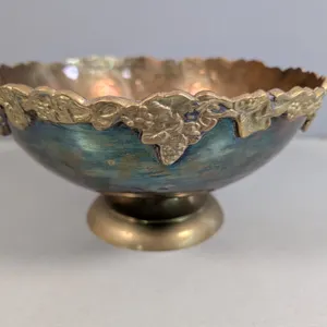 Brass and Copper Decorative Bowl