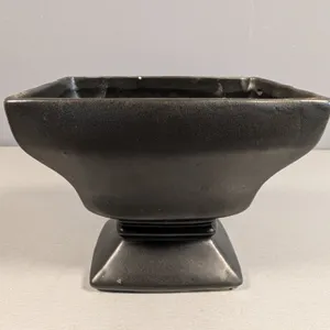 Matte Black McCOY Ceramic Planter Bowl